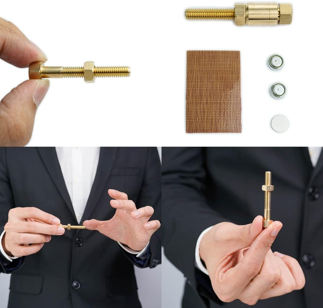 Neliky magic tricks kit with bite coin, color change silk, fake thumb, ring chains and rotating nut - view 7