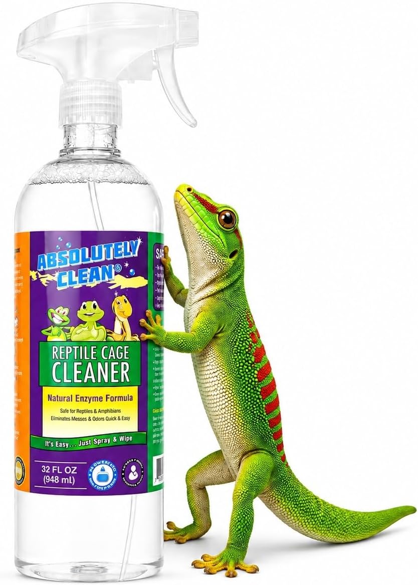 Absolutely Clean Amazing Reptile & Amphibian Terrarium Cleaner - 32 Fl Oz (Pack of 1)