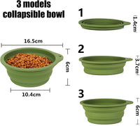 SLSON 2Pack Collapsible Dog Bowl - image 3