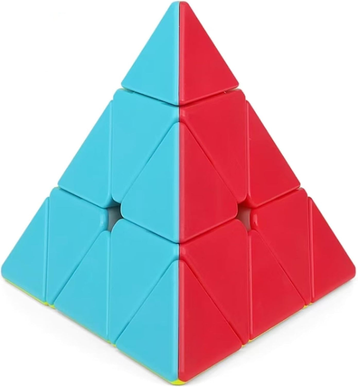 Roxenda Pyramid Speed Cube 3x3x3 Triangle Puzzle Magic Cube – Fun for Kids & Family - Pyramid Cube Stickerless