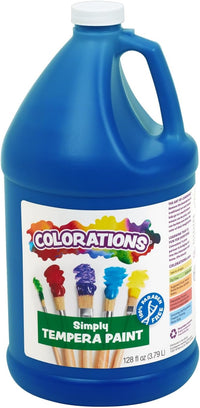 Colorations paraben-free orange tempera paint for kids, 1 gallon container