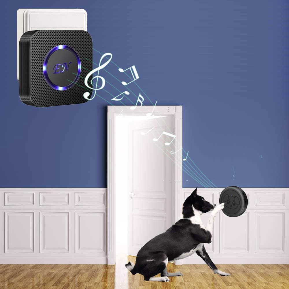 Dog Door Bell, Wireless Dog Bell, Black - image 2