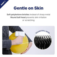 Healing Slicker Brush & Matt Splitter – Gentle Detangling & Shedding Control for Dogs & Cats, 306 Bristles, One-Touch Hair Removal & Safe Dematting Blade for Tangle-Free Grooming
