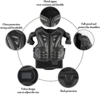 JUSTDOLIFE youth dirt bike gear set with chest protector, knee and elbow pads - view 17