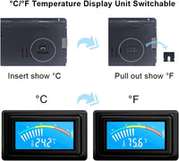 KETOTEK Digital Thermometer Temperature Gauge USB Power Supply - USB Interface - image 3