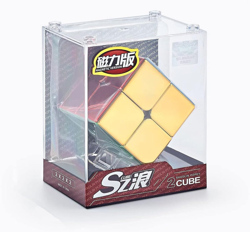 Cyclone Boys 3x3 Speed Cube Magnetic Reflective Mirror - 2X2 / Colorful