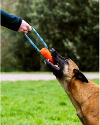 Chuckit! Ultra Bumper Tug Dog Toy, Orange, Medium - image 4