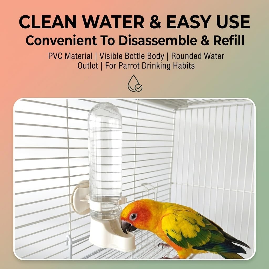 Automatic Hanging Bird Water Bottle - image 2