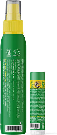 Badger Bug Repellent, Easy to Use Travel Stick, DEET-Free Mosquito Repellent & Insect Protection, Certified Organic Essential Oil Balm