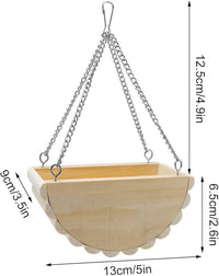 Hamster Wooden Swing Toy Hanging Bed for Gerbil Rat Mouse Dwarf Hamster