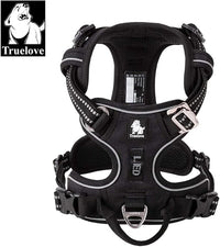 TRUE LOVE Dog Harness No Pull Nylon Reflective Pet Harness Adjustable Comfortable Control Step-in Brilliant Colors Truelove TLH56512