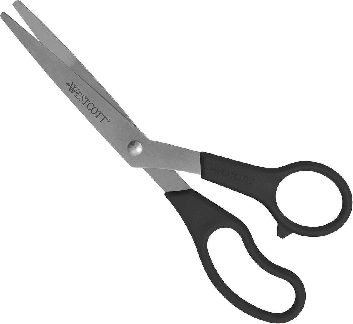 Westcott All Purpose Value Scissors, 8" Bent, Black - image 2