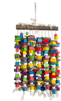 Extra Large Bird Parrot Chewing Toy-Natural Wooden Bird Block Tearing - image 4