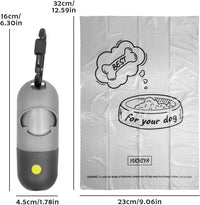 Dog Poop Waste Bags Holder with LED Flashlight - 1 Count (Pack of 1) / Gray - image 3