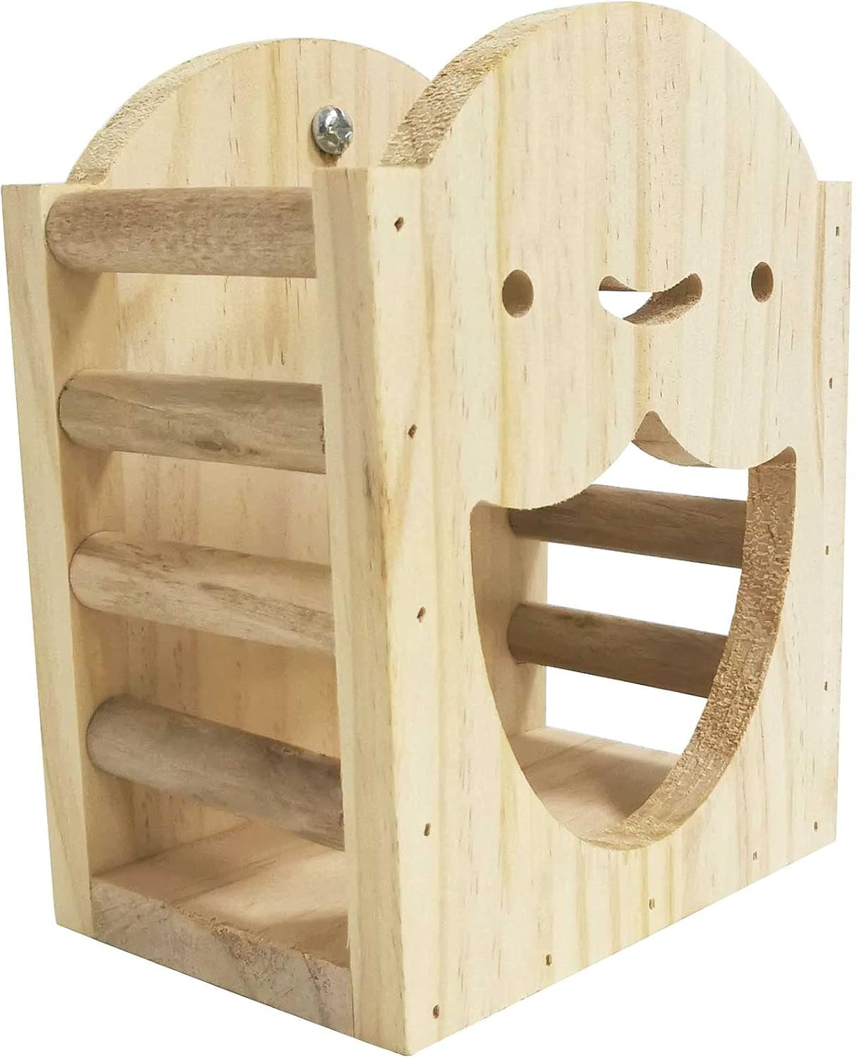 kathson Rabbit Hay Feeder Rack Wood Grass Holder Less Wasted Hay Box