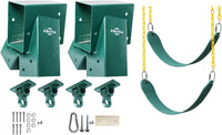 ABUSA heavy duty A-frame swing set brackets with 4 swing hangers and bolts - view 9