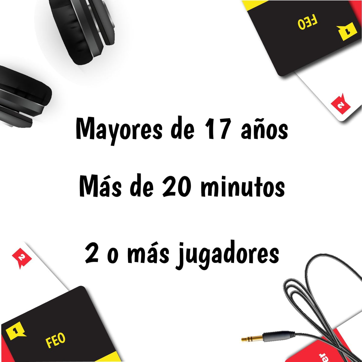 Sorry What - Award Winning Headphone Challenge Party Game for Adults 17+ – Fun for Kids & Family - Spanish Edition - image 4