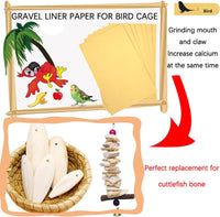Firdnyohs 25PCS Gravel Paper for Bird Cage - 11" x 17"-25Pcs - image 3