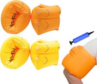 Ztikug inflatable arm floaties, 2 pack of PVC swim arm bands with inflater - view 5