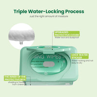 Pet Wipes for Dogs & Cats - Aloe Vera / 1 Box-100 Count - image 3