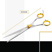 Sharf Gold Touch 440c Japanese Stainless Steal Pet Grooming Shear, 8.5 Inch Straight