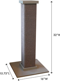 SmartCat Pioneer Pet Ultimate Scratching Post – Essentials for Cats - Gray - image 2