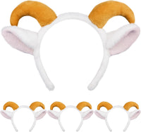 Beviliu Dog Ears Golden Movable - White Brown / 1 Count (Pack of 4)
