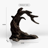 FZONE Aquarium Driftwood, Resin Rock Decor for Aquascaping Hardscape – Essentials for Fish - 01Driftwood: 5.12" × 3.54" × 5.91" - image 2