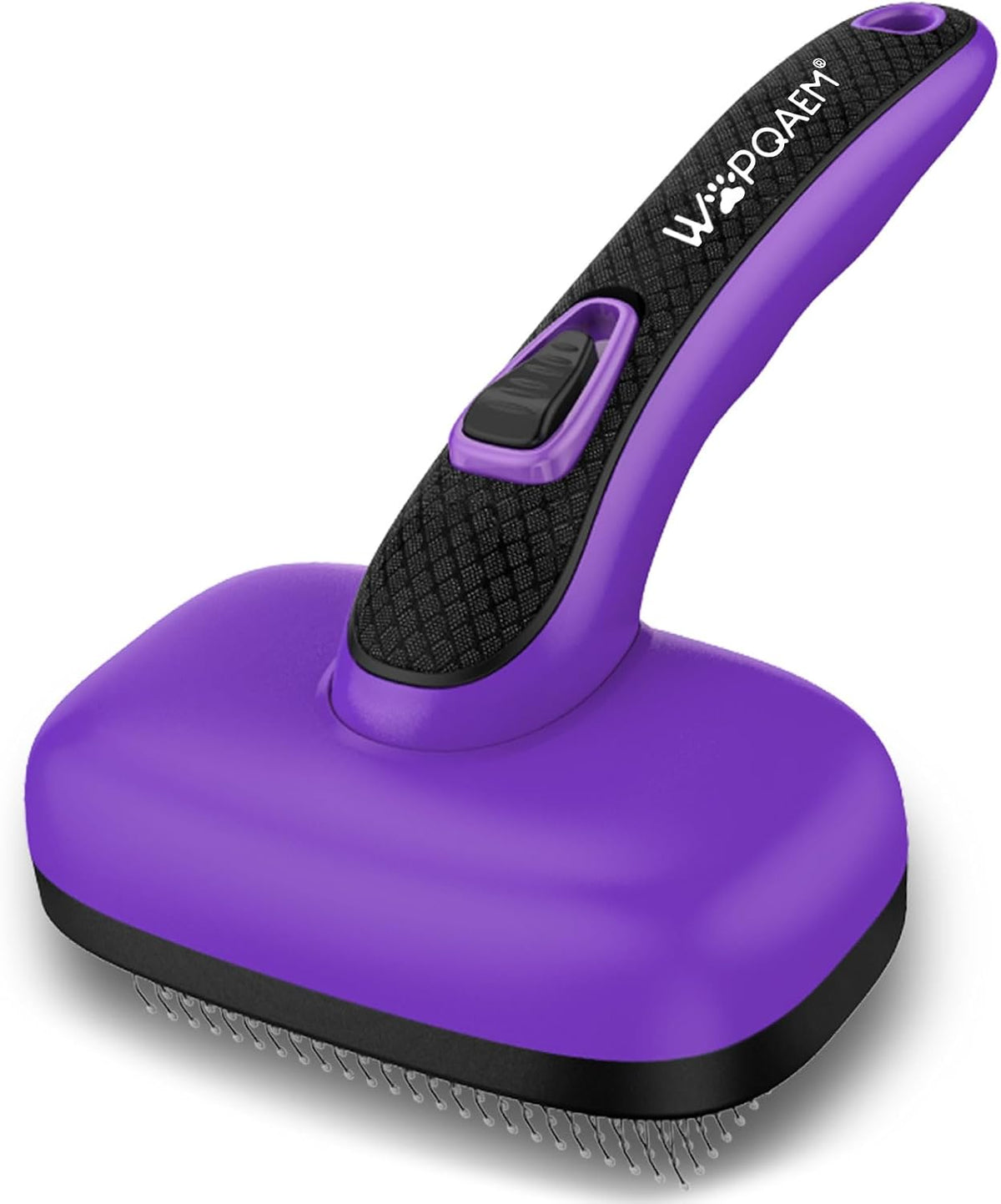 Self Cleaning Slicker Brush for Dog and Cat Shedding – Essentials for Dogs - Purple