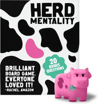 Herd Mentality Board Game: #1 Family Party Game, 4-20 Players – Fun for Kids & Family - Herd Mentality - Main Game + Bonus Content