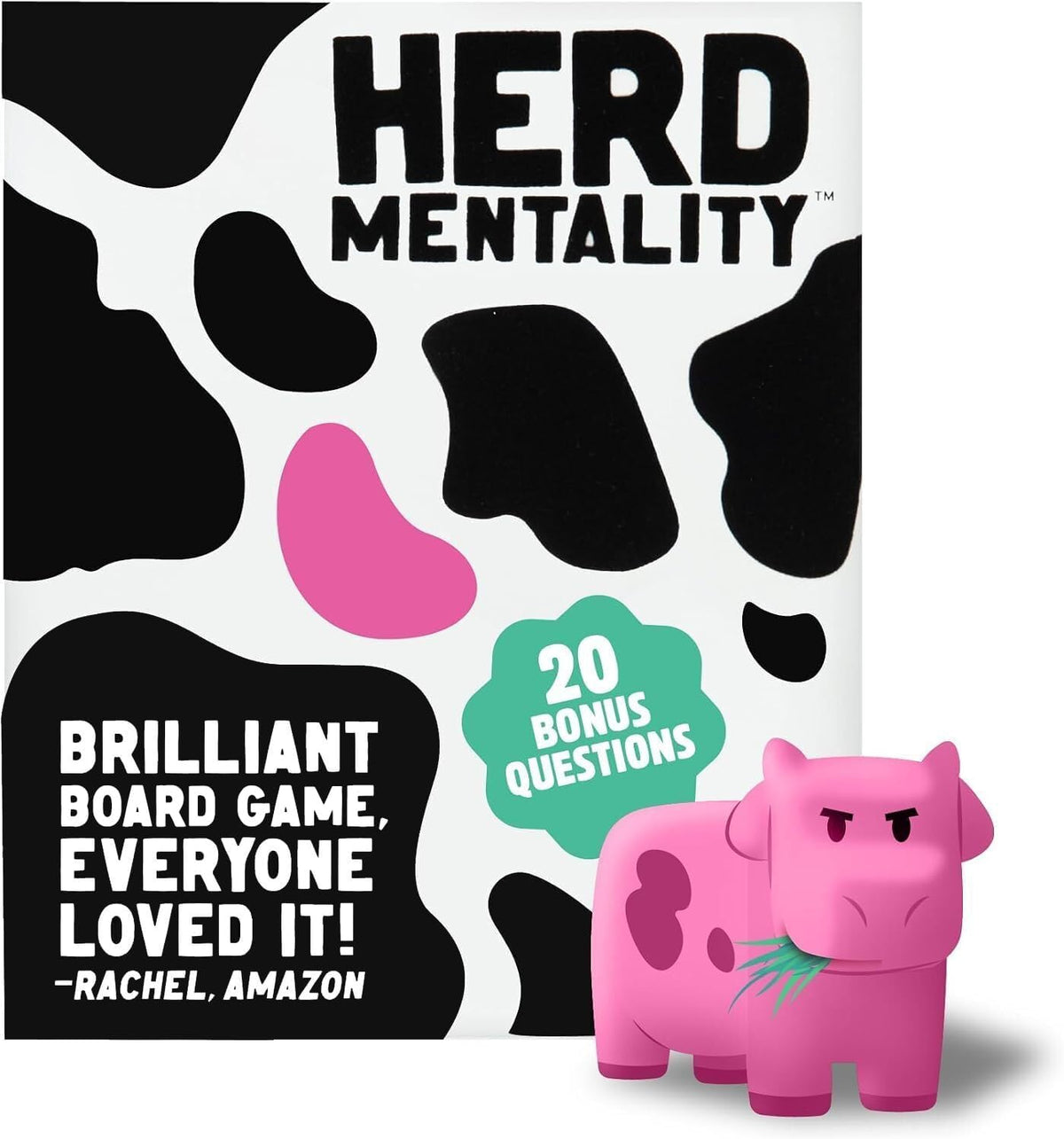 Herd Mentality Board Game: #1 Family Party Game, 4-20 Players – Fun for Kids & Family - Herd Mentality - Main Game + Bonus Content