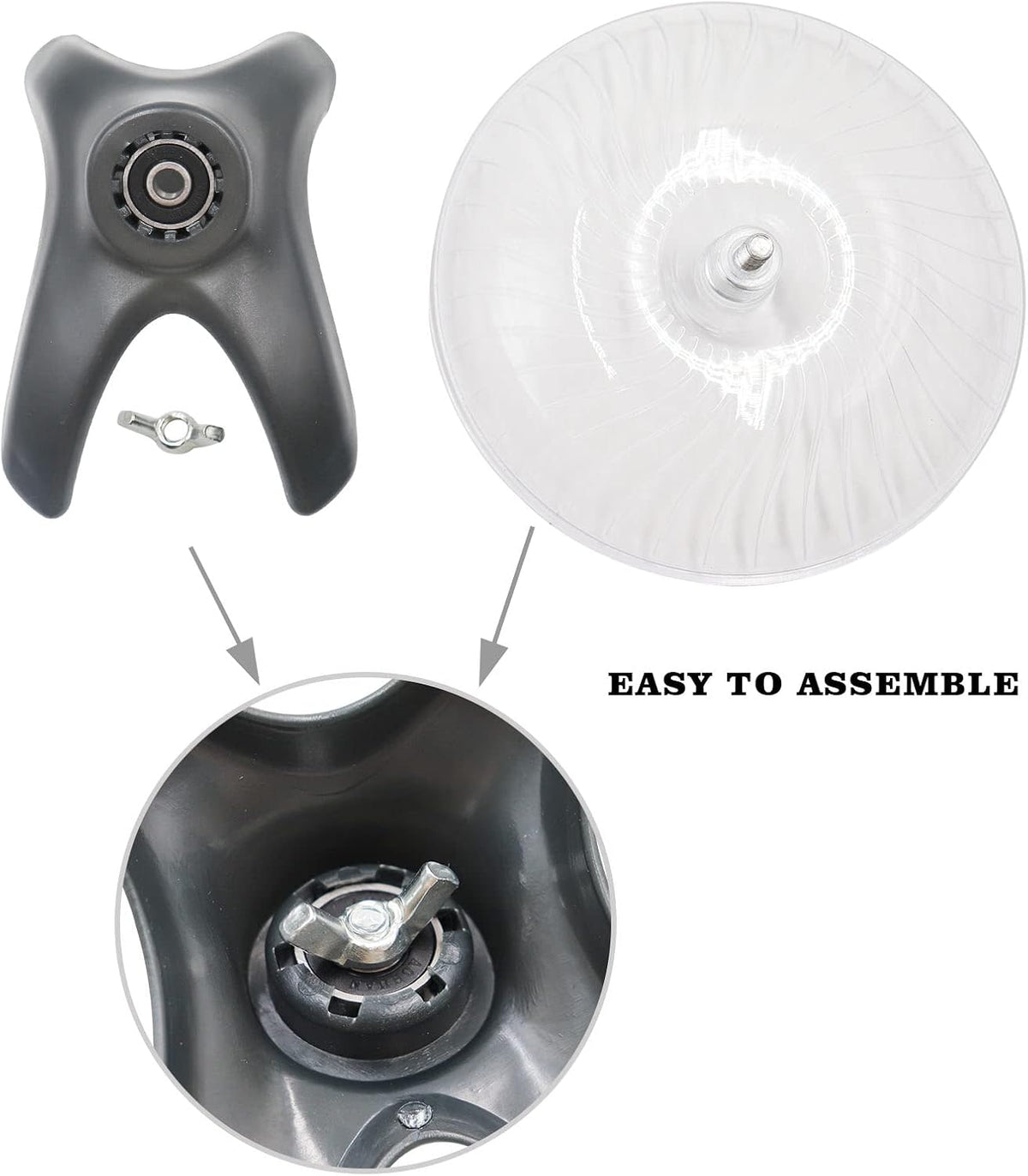 Hermit Crabs Wheel Toy, Hamster Running Wheel Toys - Small / Black - image 3