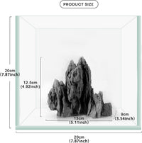 FZONE Aquarium Rocks Aquascaping - 04 Seiryu Stone: 5.11" × 3.54" × 4.92" - image 2