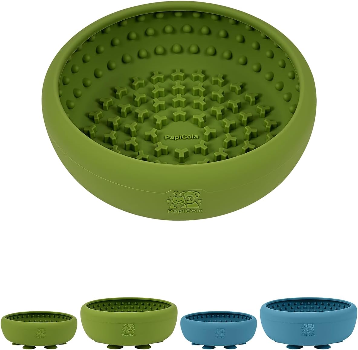 Dog Lick Bowl for Dogs S, Lick Mat, Dog Slow Feeder – Essentials for Dogs - Small / GREEN
