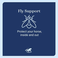 SmartEquine Fly Mask with UV Protection, Ears, and Mesh | Wide Secure Closure | UV Fly Mask for Horses (Cob)