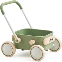 PULA Baby Push Walker with Wheels Toddler Wagon for First Learner - Green