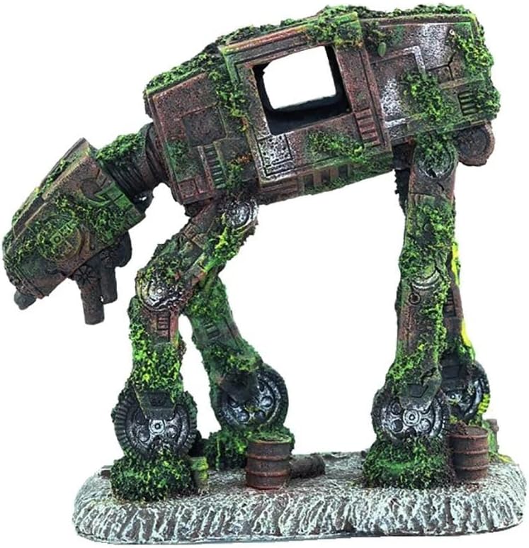 YZHZOM at-at Walker Aquarium Decorations Cool Fish Tank Decorations