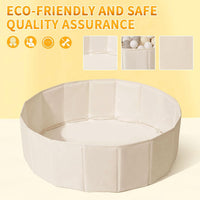 TRENDPLAY beige foldable ball pit play tent for kids, dogs and cats - view 7