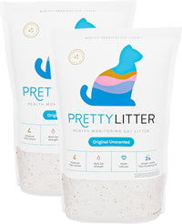 PrettyLitter Health Monitoring Cat Litter - Unscented / 6 LB (Pack of 2)
