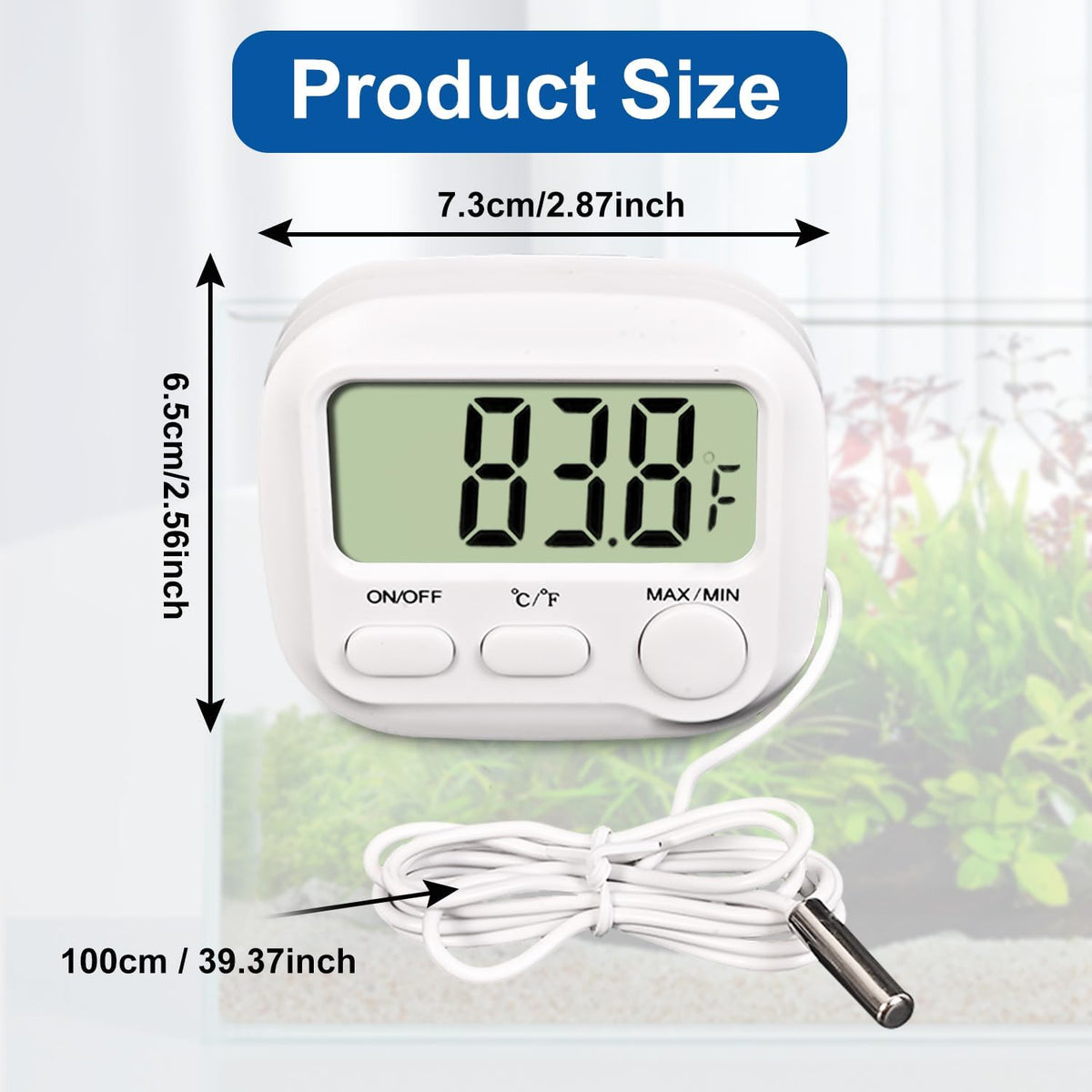 Digital Aquarium Water Thermometer - image 2