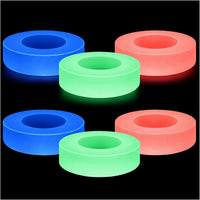 Deekin glow in the dark hockey pucks glowing green, PVC pucks with matte finish - view 2