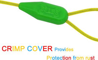 Petest 15ft Tie-Out Cable with Crimp Cover for Small Dogs Up to 35 Pounds