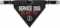 ActiveDogs Service Dog Bandana Collar, Do Not Pet - Sm/Med: 10" - 15"
