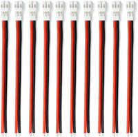 Elechawk 10-pack JST-PH 2.0 female connector cables on 22AWG silicone wire
