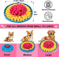 SZEE Snuffle Mat for Dogs - Rose Red and Yellow - image 2