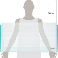 Aquarium 75H 37 Gallon Ultra Clear Glass Rimless Fish Tank – Essentials for Fish - Standard / 50Gal W39.4×D17.7×H17.7 in(100x45x45cm) - image 3
