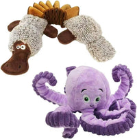 Squeaky Dog Toys, Stuffed Large Dog Toys to Keep Them Busy - 2pack