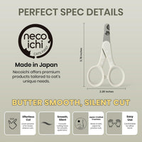 Necoichi Purrcision Stainless Steel Cat Nail Clipper - 1 Pack of 1 Piece / Gray - image 2