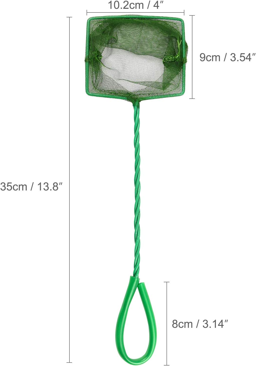 4Pcs Aquarium Fish Net, 4 Inch Quick Catch Mesh Nylon Fishing Nets – Essentials for Fish - image 3