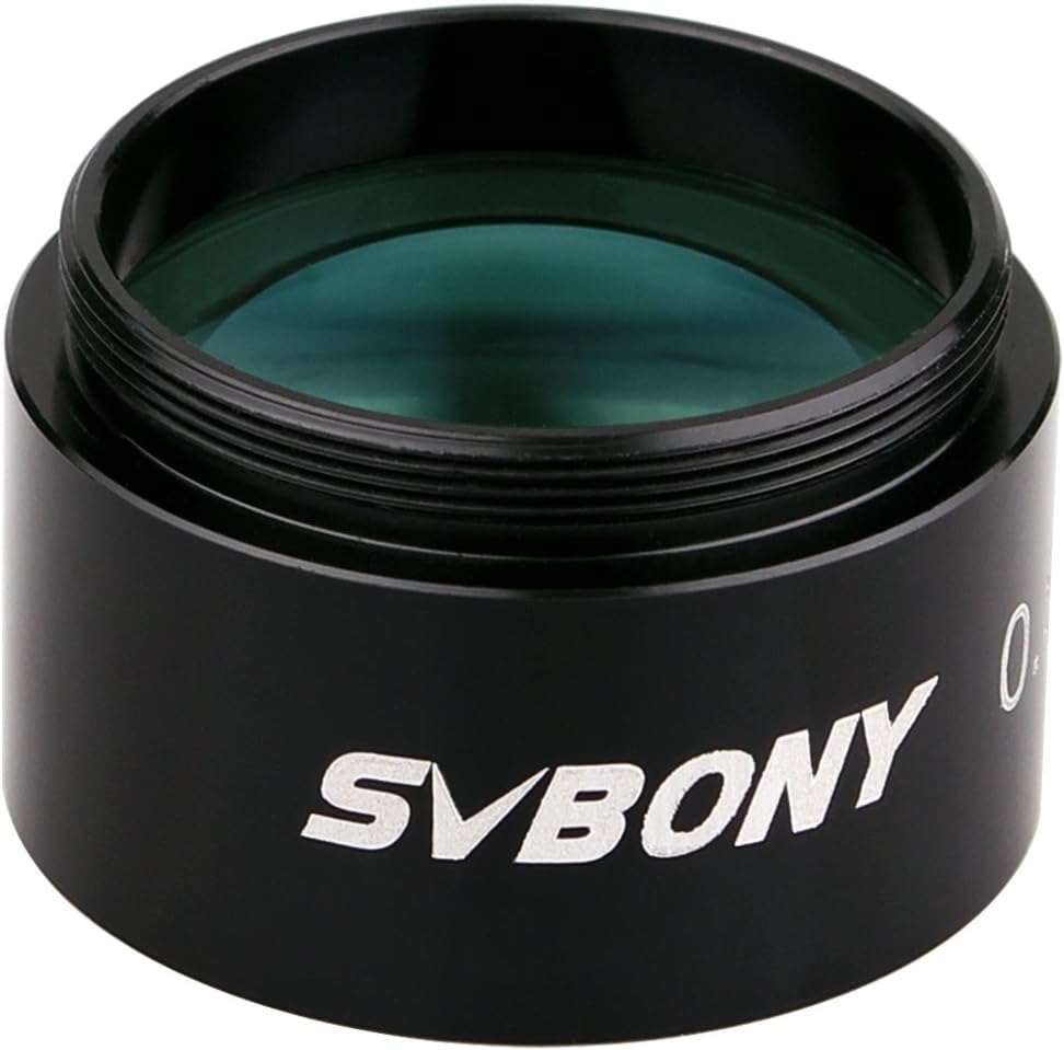 SVBONY 0.5x 1.25 inch telescope focal reducer with 2-element FMC optics